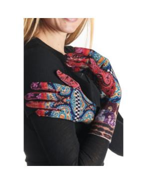Gants Dub et Drino Bambou Precious bleu roi