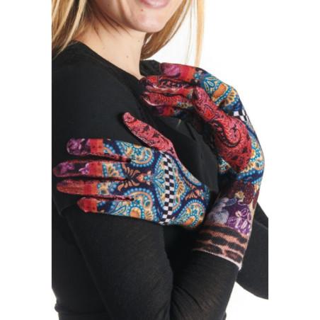 Gants Dub et Drino Bambou Precious bleu roi