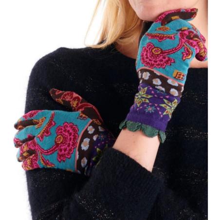 Gants Dub et Drino Fleurs Dye