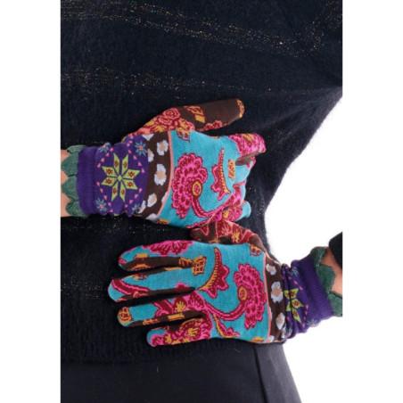 Gants Coton Dub et Drino Fleurs Dye