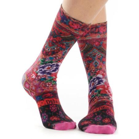 Chaussettes Bambou Dub et Drino imprimé Persan