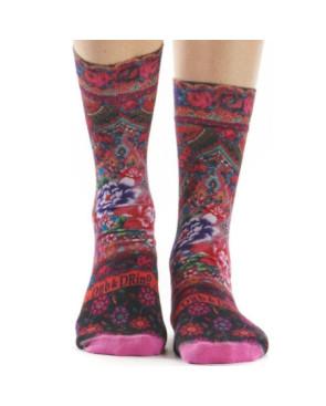 Jolies chaussettes en bambou Dub et Drino Rouge tapis persan