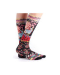 Chaussettes Bambou Dub et drino imprimé cachemire Fleuri