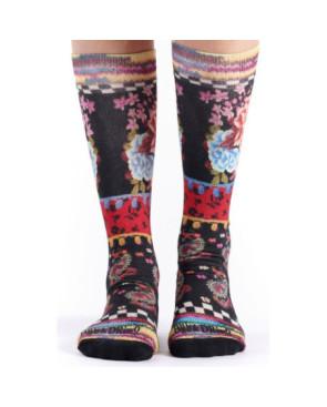 Chaussettes Bambou Dub et drino imprimé cachemire Fleuri