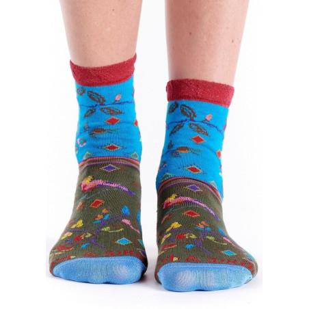 Chaussettes Dub et Drino Perruche Paradis