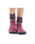 Chaussettes Dub et Drino Revers Fleurs Nomade