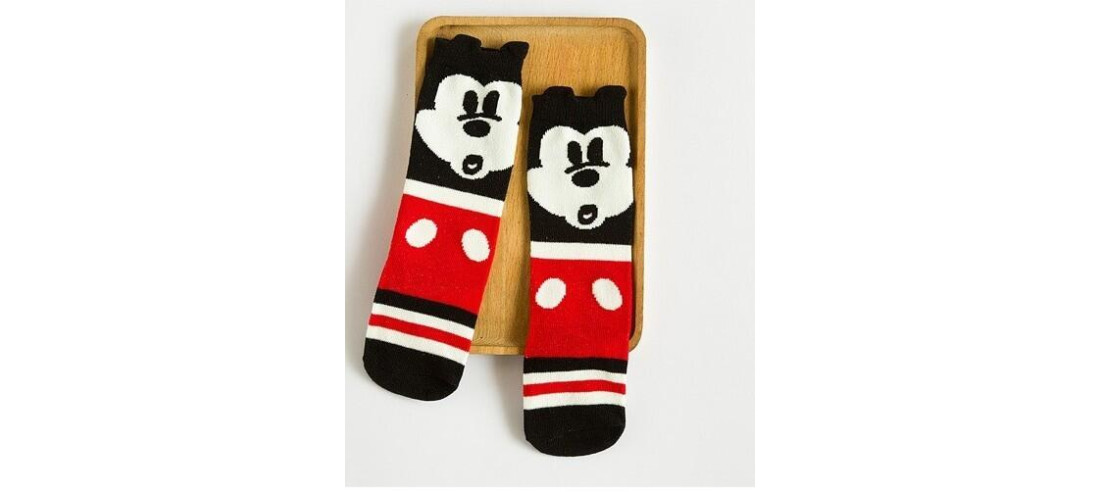 chaussettes coton Mickey rigolo