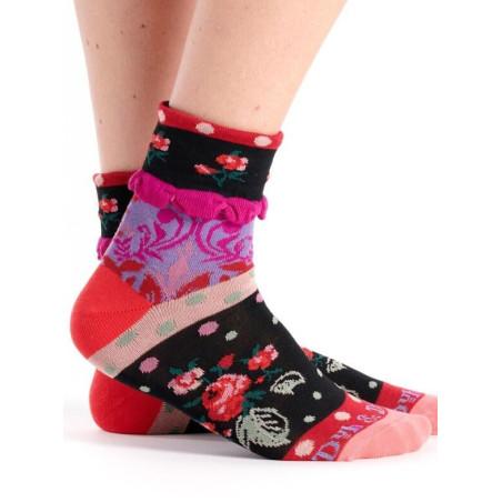 Chaussettes-Dub-et-Drino-Damas-Pois-Fleuri-drin583