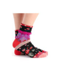 Chaussettes Dub et Drino Pois Fleuri Damas