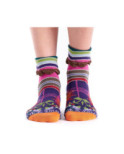 Chaussettes Dub et Drino Revers Scott Fleuri