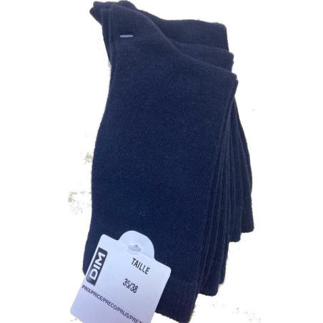 Chaussettes Dim Coton Basique 3 paires