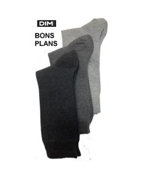 Chaussettes Dim Homme Lot de 3 Bon Plan