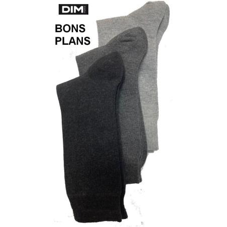 Chaussettes Dim Homme Lot de 3 Bon Plan