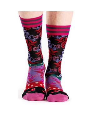chaussettes Dub et Drino Damas pois fleuri