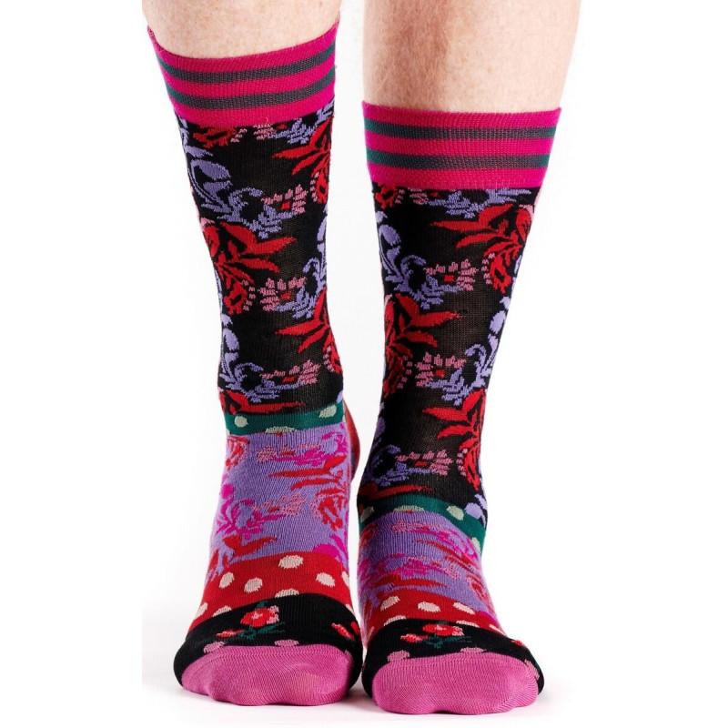 Chaussettes Dub et Drino Damas Pois Fleuri