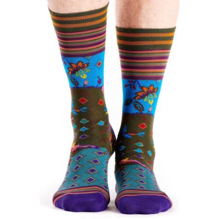 Chaussettes Dub et drino Homme Fleurs de paradis