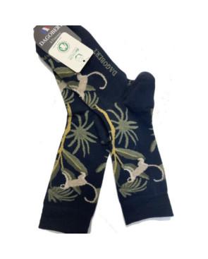 Chaussettes Dagobert à L'envers Jungle Coton bio