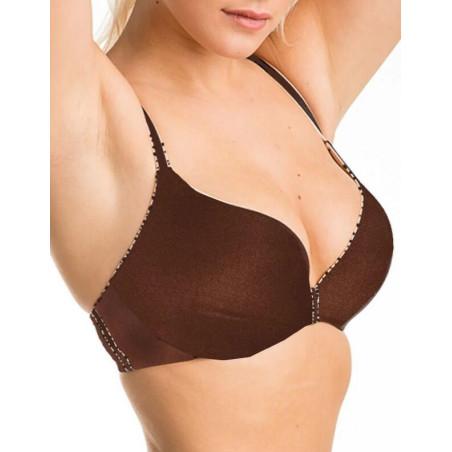 Soutien gorge Plongeant Chantelle Irrésistible 1112 chocolat