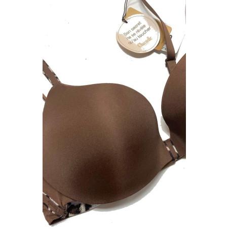 Soutien gorge Push up Irrésistible Chantelle chocolat