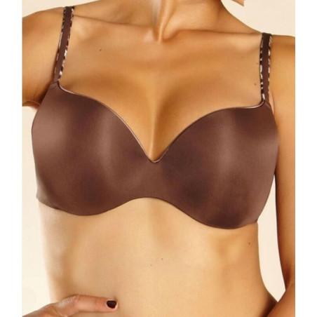 Soutien gorge Chantelle Invisible Chocolat Balconnet