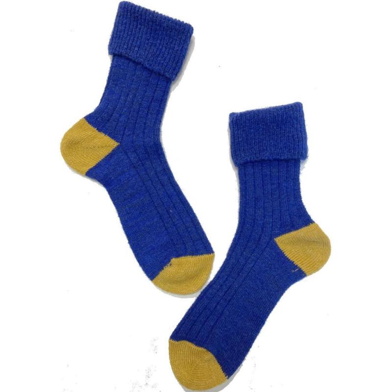Chaussettes Hiver Berthe aux grands Pieds Laine cotelée