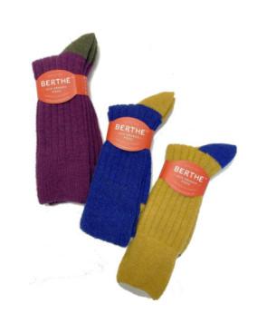 Coffret Berthe aux grands Pieds Chaussettes Laine Mohair Cotelée