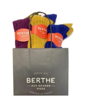 Coffret Chaussettes Hiver Laine Mohair Berthe aux grands Pieds