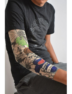 Manchon manchette imprimé halloween