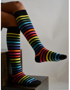 Mi bas multi Rayures Rykiel