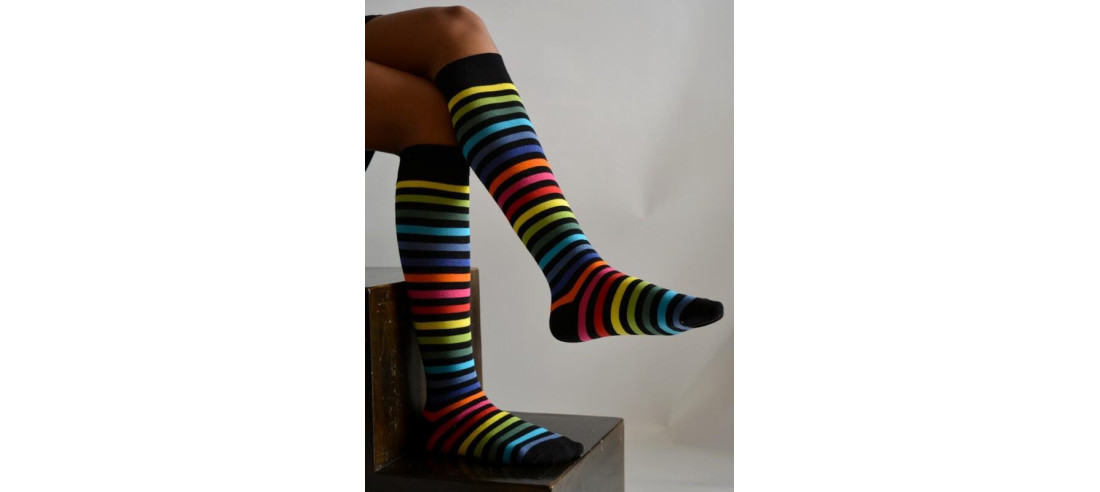 Mi bas multi Rayures Rykiel