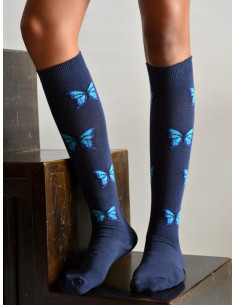 Mi Bas envol Papillons Bleus