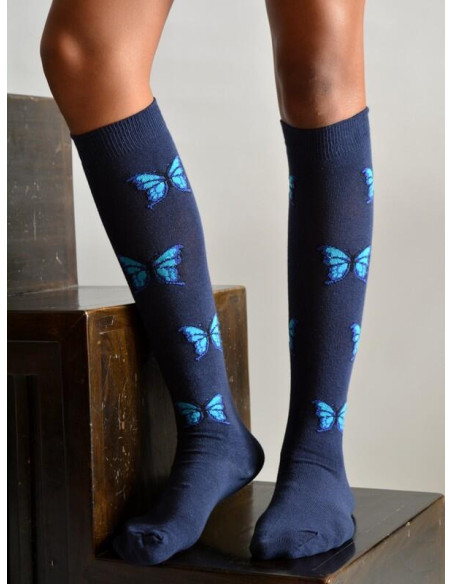 Mi Bas envol Papillons Bleus