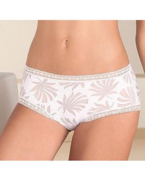 Shorty Coton Epure De Lise Charmel Danse de Palme blanc