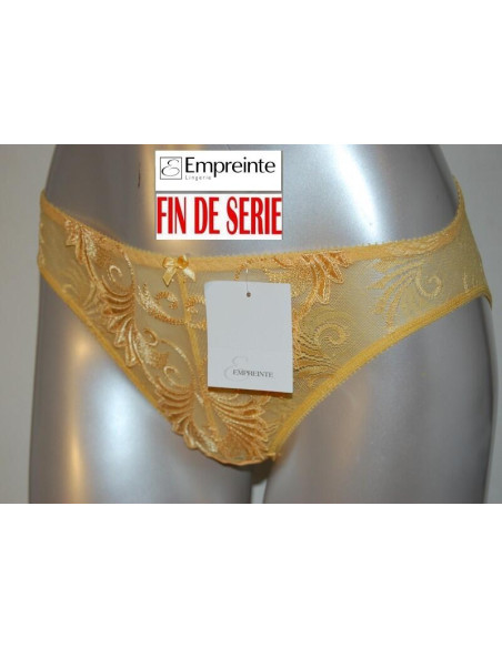 Slip Empreinte Thalia Jaune