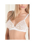 Soutien gorge Sans armature Epure Lise Chamel Dentelle Cosmos
