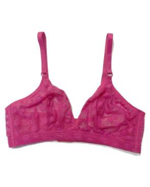  Soutien gorge Sans armature Epure Lise Chamel Dentelle Cosmos fushia