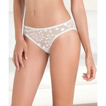 slip Epure de Lise Charmel Dentelle Cosmos blanc