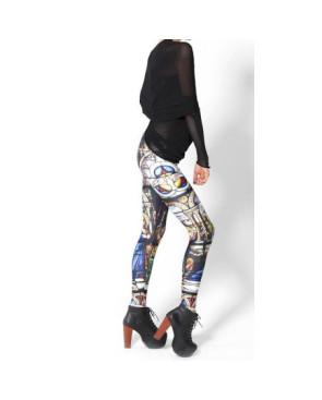  Legging Galaxy cathédrale vitrail