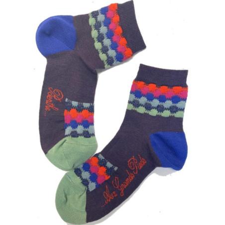Socquettes hiver Berthe aux Grands Pieds Tuiles catalanes