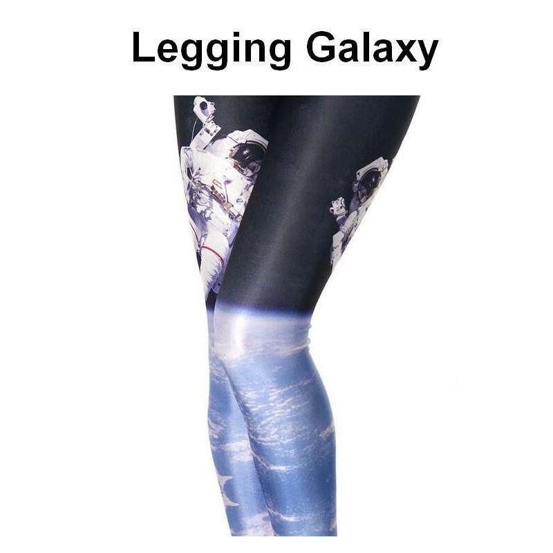 Legging Galaxy Cosmonaute spatial