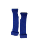 Mitaines Berthe aux grands Pieds Laine Mohair Bleu
