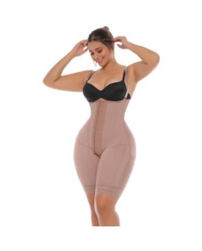 Combinaison Short Microfibre Liscy Ligne Tech taupe