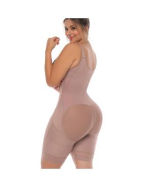  Gaine Combinaison Short Maintien Ferme microfibre dos