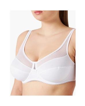 Soutien gorge Dim Generous coton Bio Blanc