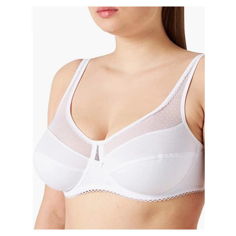Soutien gorge Dim Generous coton Bio Blanc