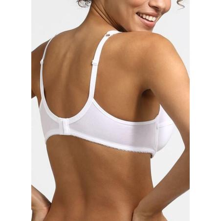 Soutien gorge Dim Generous coton Bio Blanc
