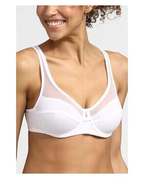  Soutien gorge Dim Generous coton Bio Blanc avant