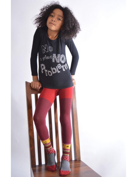 Collant Enfant  Berthe aux grands pieds Patchwork