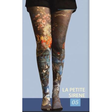 Collant imprimé la petite Siréne Marieantoilette