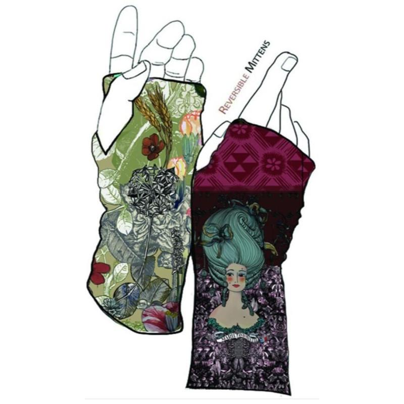 Chemise nuit col rond tulle brodé